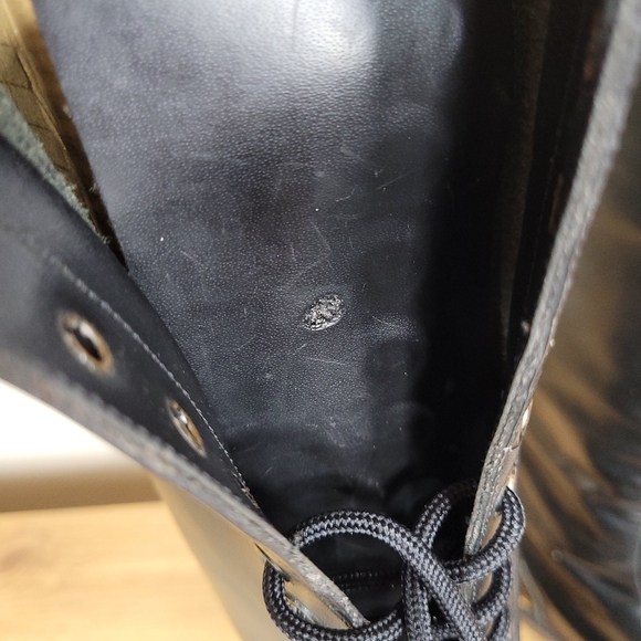 Vintage 80s Dr. Martens 20 Eye RARE New Insoles & Laces Black Leather Sz 7 - Picture 17 of 17